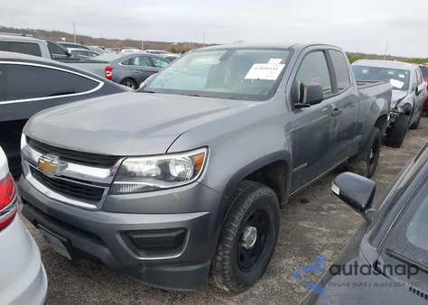 2018 Chevrolet Colorado Wt из США, поврежденный, VIN 1GCHSBEA8J1307809